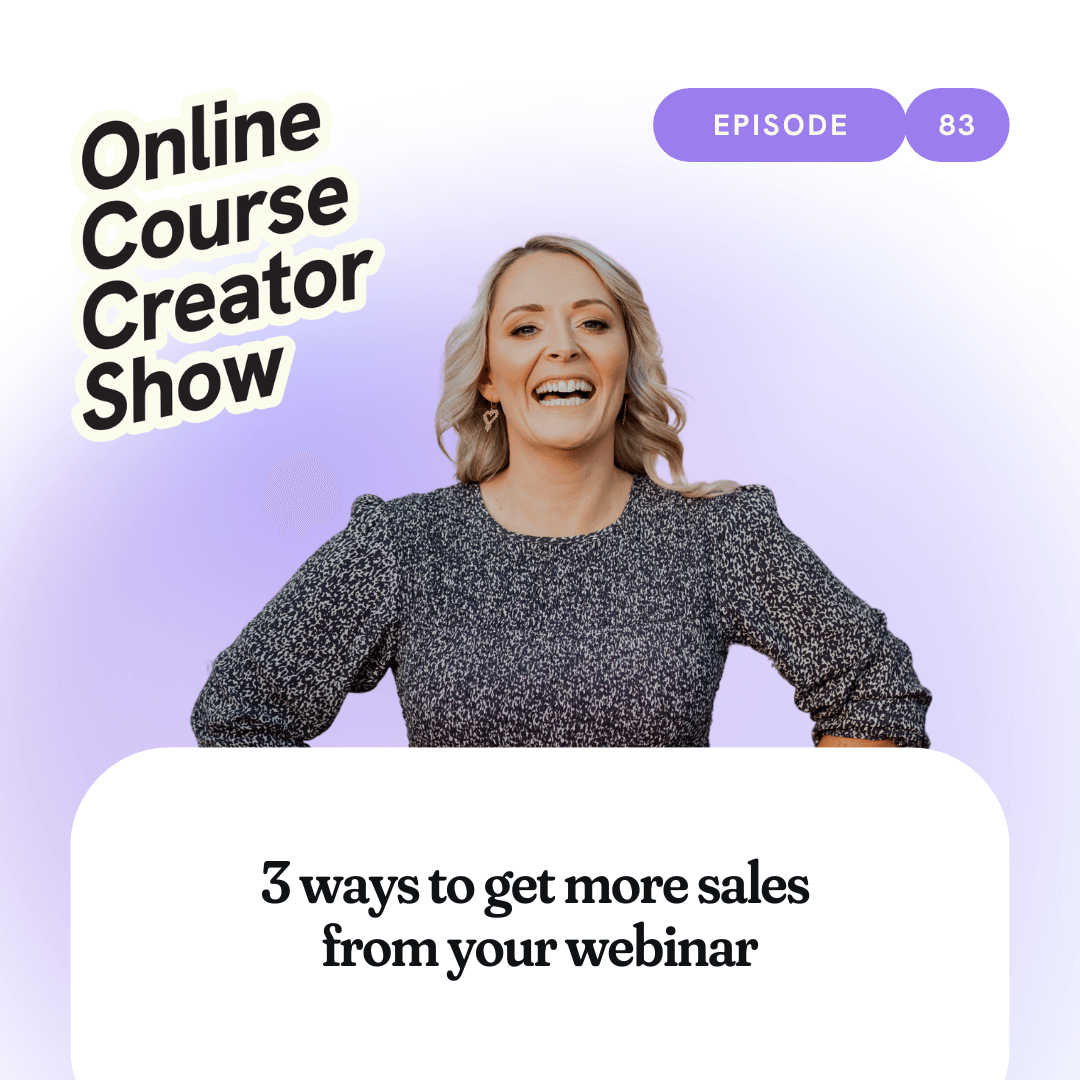 get more sales from your webinar